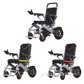 140 kg AC110-240V Cadeira de rodas elétrica com haste de viagem